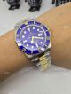 Replica Swiss Rolex GMT- Master II Watch 2-Tone Blue Dial  (8)_th.jpg